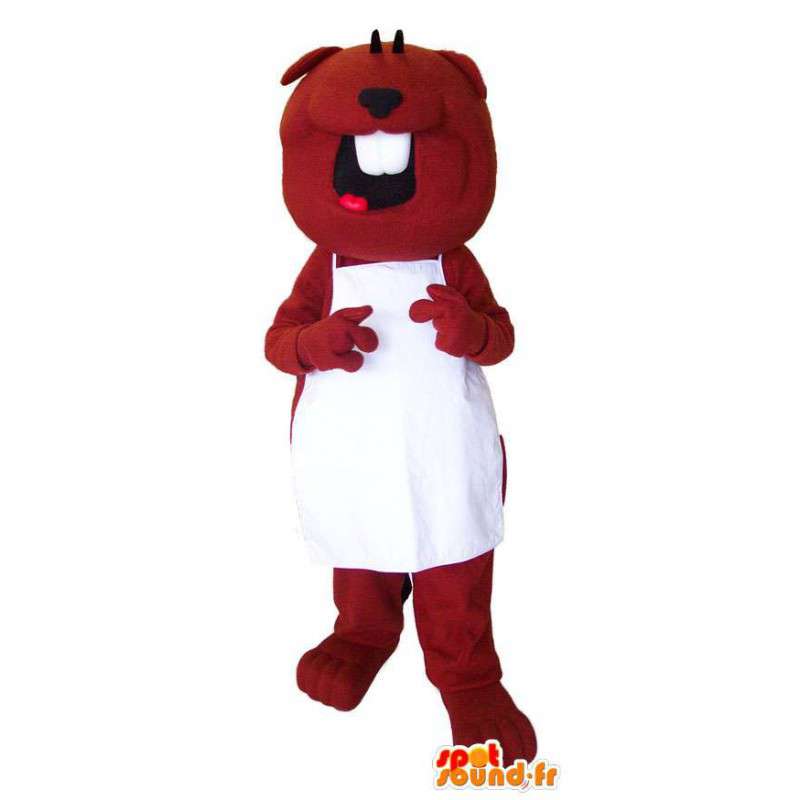 Cook Groundhog Character Mascot Costume - Spotsound maskot