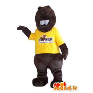 Costume volwassen mascotte marmot Beaver merk - MASFR005310 - Forest Animals