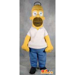 Costume Adult mascot character Homer Simpson