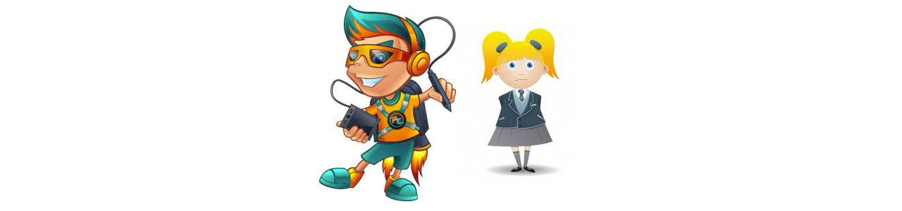 Boys and Girls Mascots - Human mascots -