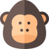 Gorilla-Maskottchen