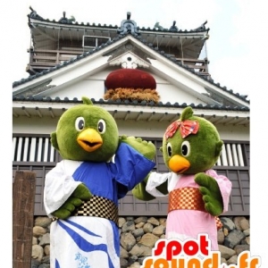 Mascotte du jour chez SPOTSOUND: Mascottes d'Echizen Castle Omo, oiseaux verts en tunique . Découvrez les mascottes @spotsound_mascots #mascotte #mascottes #marketing #costume #spotsound #personalisé #streetmarketing #guerillamarketing #publicité . Lien: https://www.spotsound.fr/fr/25870-Mascottes-d-Echizen-Castle-Omo-oiseaux-verts-en-tunique.html